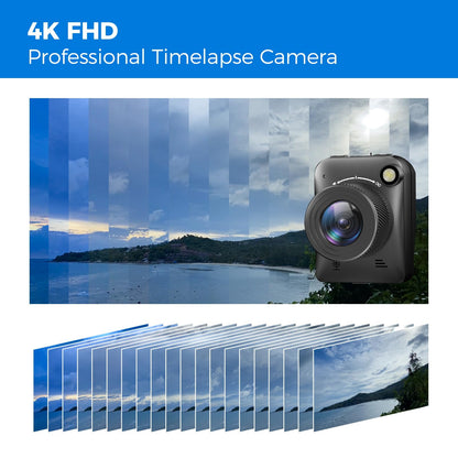 Dsoon TL3000 Zeitrafferkamera 4K, IP66 wasserdicht, 64 GB