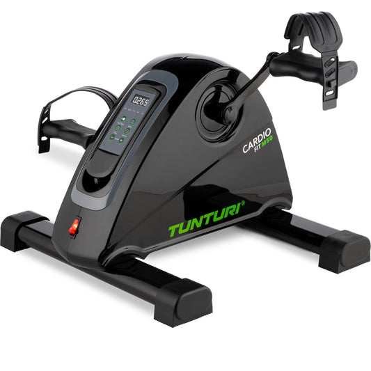 Tunturi Cardio Fit M50 Mini Bike Heimtrainer elektrisch schwarz. Schwarzes Kompaktgerät für elektrisches Bein-/Armtraining.