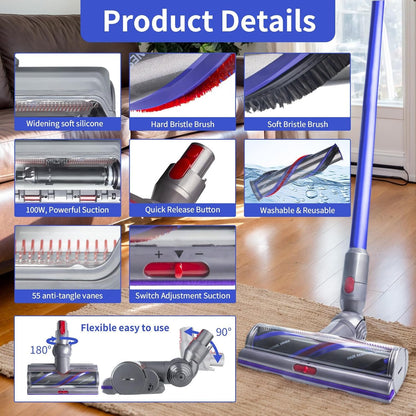 GYRQXMPL Torque Drive Elektrobürste für Dyson V7 V8 V10 V11 V15