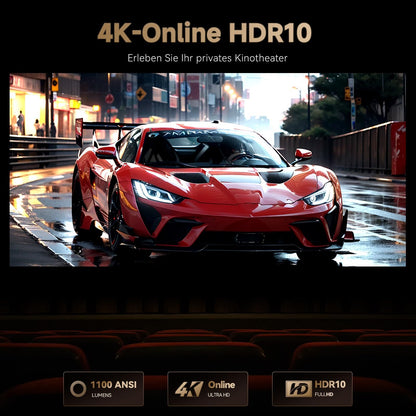 WANBO X5 PRO Smart Heimkino Videoprojektor 1080P