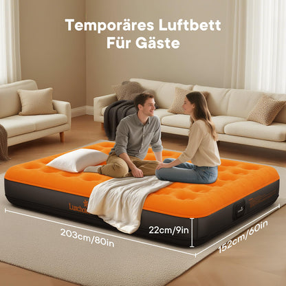 Luxchoice Selbstaufblasende Luftmatratze mit Pumpe, 2 Personen