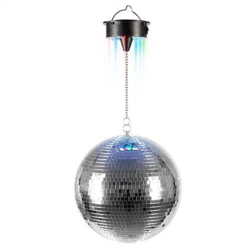Ibiza DISCO1-30 Facettenkugel – 30cm LED Sockel Batterie