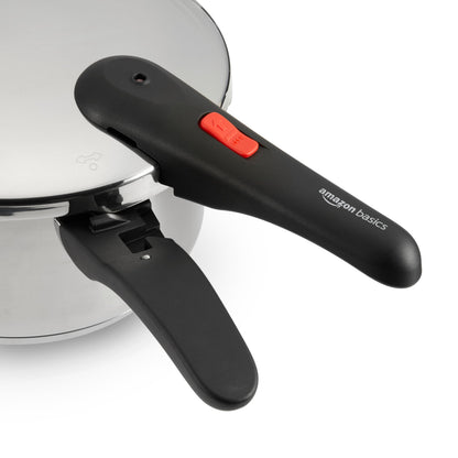 Amazon Basics Schnellkochtopf Edelstahl induktionsgeeignet 4 Liter