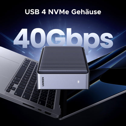 UGREEN 40Gbps USB4 M.2 NVMe SSD Gehäuse - Thunderbolt 4 kompatibel
