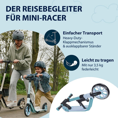 HUDORA BigWheel 180 Advanced Junior Kinder Roller – Blau