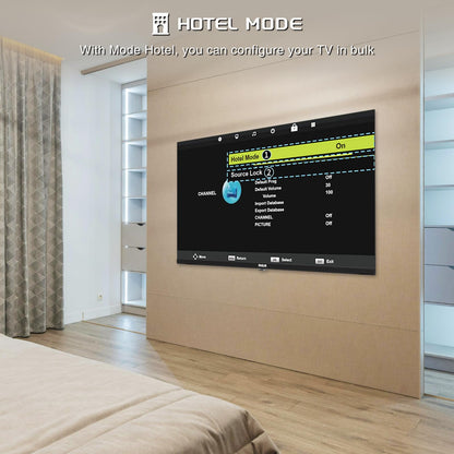 RCA Fernseher 24 Zoll (60 cm) LED HD – Triple Tuner Hotelmodell