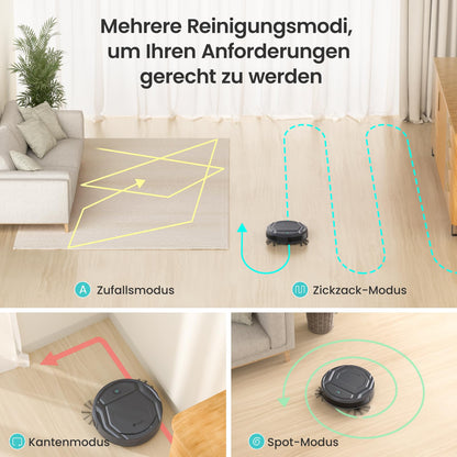 LEFANT M210PG Saugroboter – WLAN, Alexa, Tierhaare, 2200 Pa