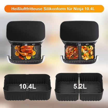 Dictien Heissluftfritteuse Zubehör Set für Ninja AF500EU 10,4 L