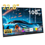 Kenowa 23.8 Zoll USB-C Tragbarer Gaming Monitor 100Hz FHD: Flacher, rechteckiger Bildschirm, schwarz. Ideal für Gaming unterwegs, Full HD bei 100Hz.