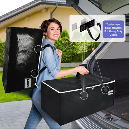 ZFWDSY Umzugstaschen 93 Liter 8er-Pack, faltbar und wasserabweisend