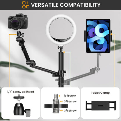 TARION Titanrig Lite Z Gelenkarm Tischklemmstativ Kamera