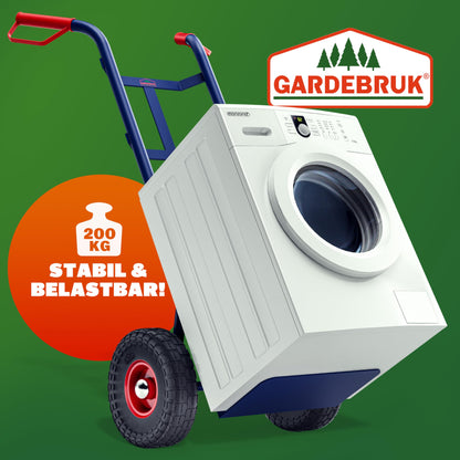 GARDEBRUK® Schwerlast Sackkarre klappbar 200kg – PU-Reifen