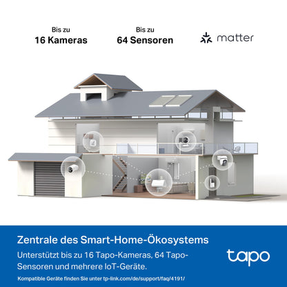 Tapo H500 HomeBase – 16GB Speicher, Matter-kompatibel