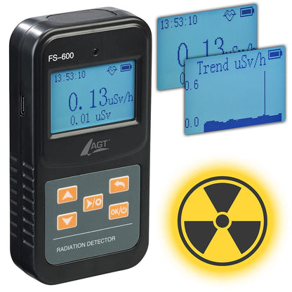 AGT Digitaler Geigerzähler Dosimeter – Alpha, Beta, Gamma