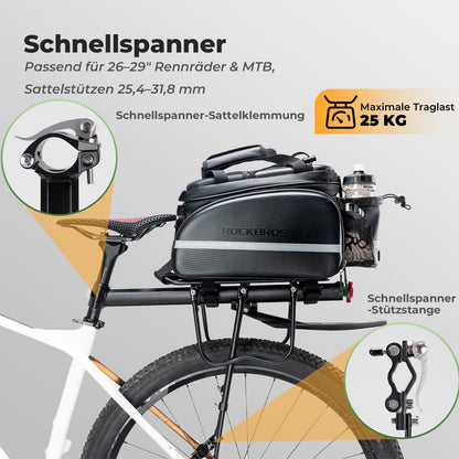 ROCKBROS Fahrradgepäckträger Schnellspanner Aluminium 24-29 Zoll