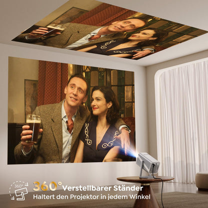 Smart Beamer 4K Heimkino Projektor - Netflix Dolby Audio