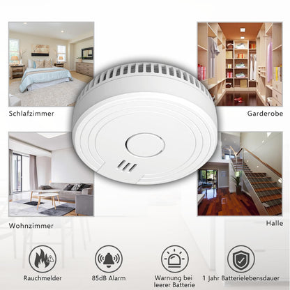 ELRO FS1801 Rauchmelder EN14604 konform – 10 Stück