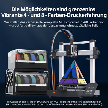 Anycubic Kobra 3 V2 3D Drucker - Kamera & Hochgeschwindigkeitsdruck