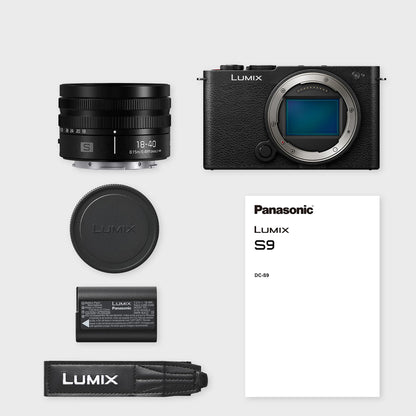 Panasonic Lumix DC-S9NE-K Spiegellose Kamera mit S-R1840E