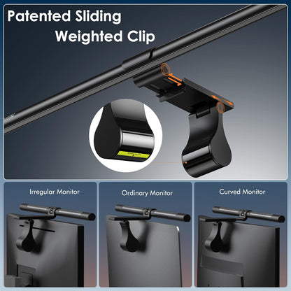 Quntis Curved Monitor Lampe 51cm – Hintergrundbeleuchtung Fernbedienung