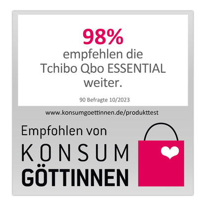 Tchibo Qbo Essential Kapselmaschine Dark Stone inkl. 16 Kapseln