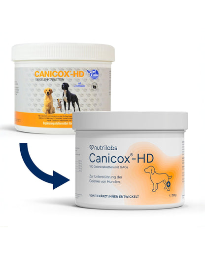 NutriLabs Canicox-HD Gelenktabletten für Hunde, 100 Kautabletten