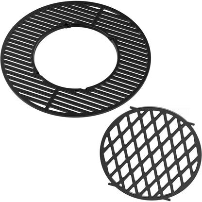 onlyfire Gusseisen-Grillrost System für Weber 57 cm Kugelgrill