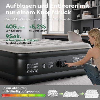 OlarHike Luftmatratze selbstaufblasend 140x200x50 cm für 2 Personen