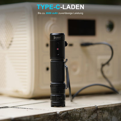 WUBEN C3 LED Taschenlampe 1200 Lumen USB-aufladbar IP68