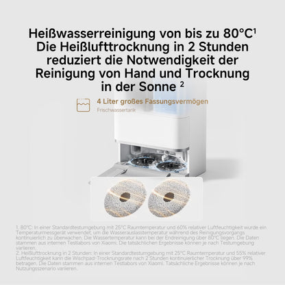 Xiaomi Robot Vacuum 5 Saugroboter mit Wischfunktion, 20.000 Pa