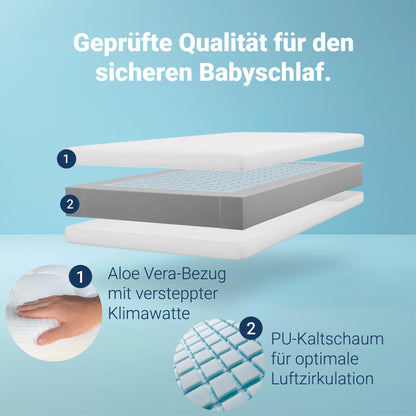 Betten-ABC Junior-Duo Baby- & Kleinkindmatratze Original - 70x140 cm