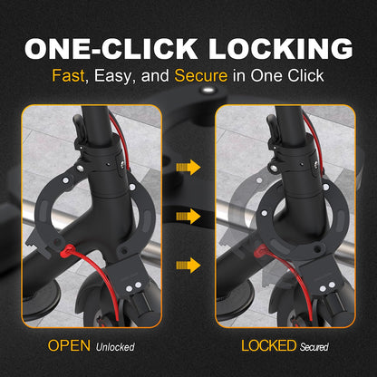 AMZLOCK Handschellenschloss AMZ009, 90 cm Kettenschloss für E-Scooter