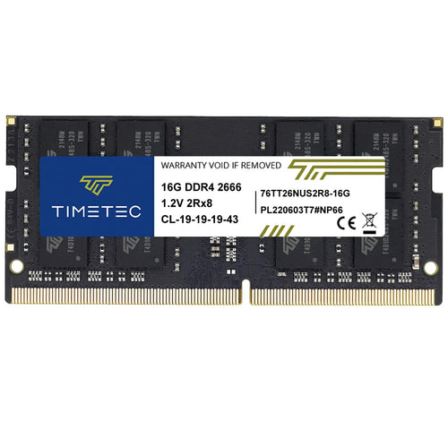 Timetec 16 GB DDR4 2666 MHz SODIMM RAM für Laptop und Mini-PC, 260-Pin-Speichermodul