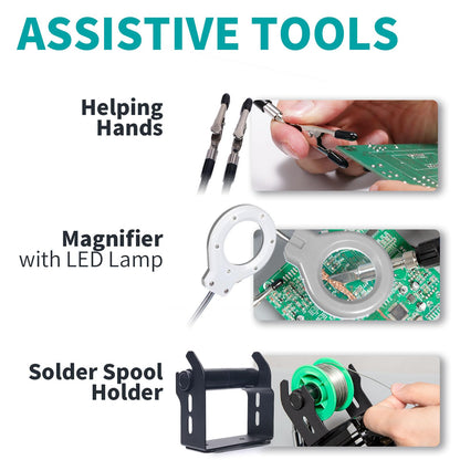 YIHUA 939D+ III EVO Digitale Löt- & Entlötstation 110W