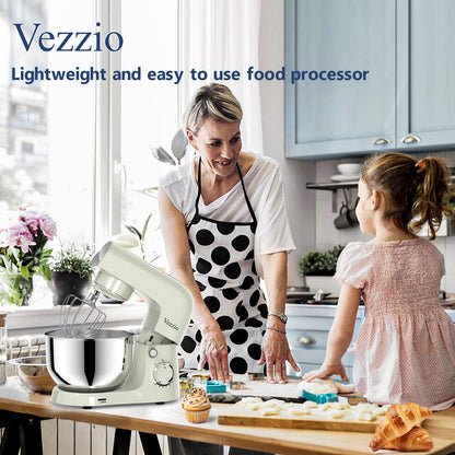 Vezzio Knetmaschine Teigkneter 1500W 4.5L Schüssel Grün