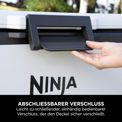 Ninja FrostVault Kühlbox mit Rollen, 42 l, Wolkenweiss, FB245EUWH