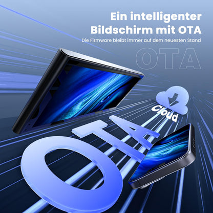 Krunia 9.26" Drahtloses Tragbares CarPlay Android Auto Display