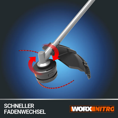 WORX Nitro WG186E.92 Akku Trimmer Freischneider 40V ohne Akku