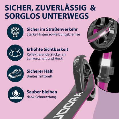 HUDORA Scooter Start 200 Cityroller Aluminium klappbar