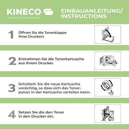 Kineco TK-5440 Toner 4er-Pack kompatibel mit Kyocera ECOSYS MA2100
