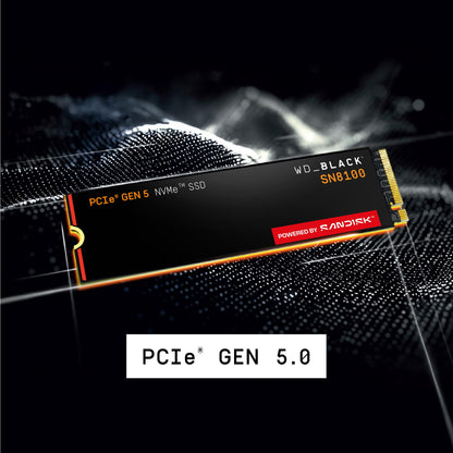WD_Black SN8100 2 TB NVMe PCIe 5.0 M.2 SSD Festplatte