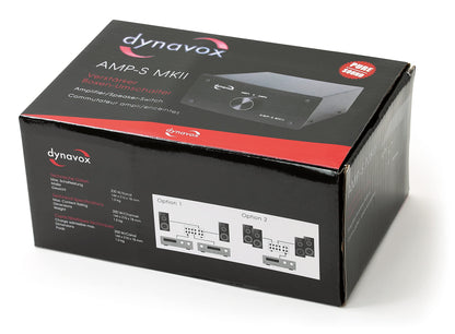 Dynavox AMP-S MKII Verstärker- & Boxen-Umschalter - Schwarz