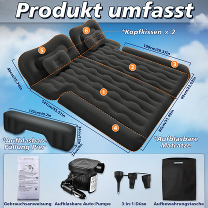 FORMIZON Auto Luftmatratze SUV – 180x140cm Doppel Set