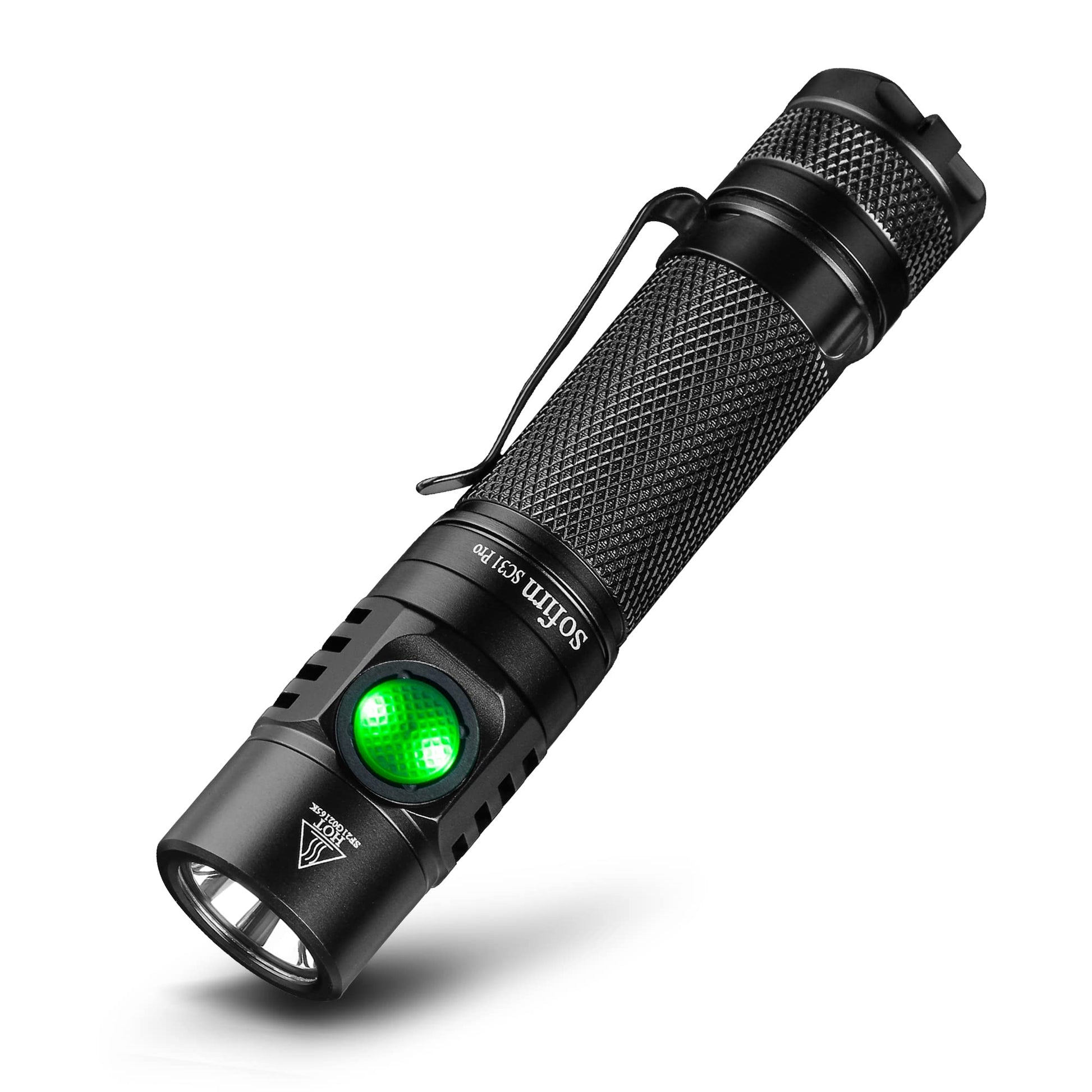 Sofirn SC31 Pro LED Taschenlampe, 2000 Lumen, USB-C wiederaufladbar, kompaktes Aluminiumgehäuse