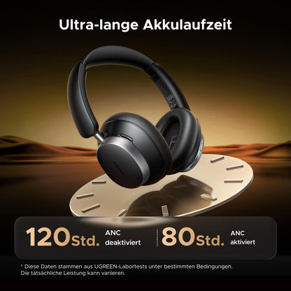 UGREEN Studio Pro Bluetooth Kopfhörer Over-Ear mit ANC, 120 h Akku
