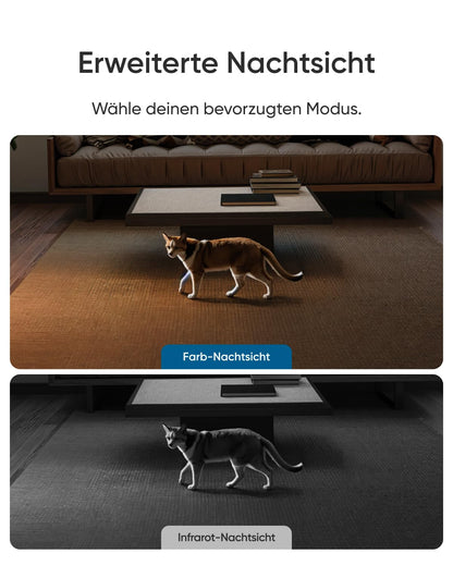 Eufy E30 Indoor Kamera Überwachungskamera - 4K UHD 2er-Pack