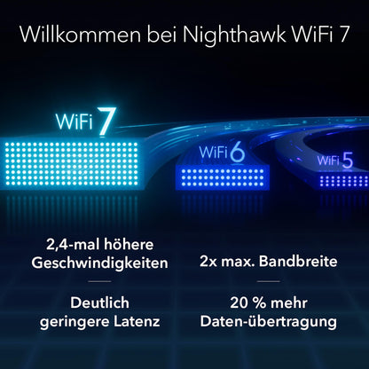 NETGEAR Nighthawk Dual-Band WiFi 7 Router – RS100 BE3600