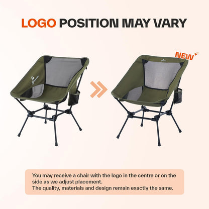 Sportneer Campingstuhl faltbar, ultraleicht, belastbar bis 150 kg