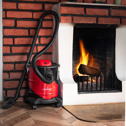 LEHMANN Haddo Industriestaubsauger 2000W – Nass Trocken Aschesauger 20L