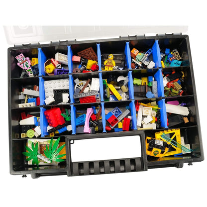 HASKYY Sortimentskoffer Set 10 Stück, Kleinteile-Organizer stapelbar